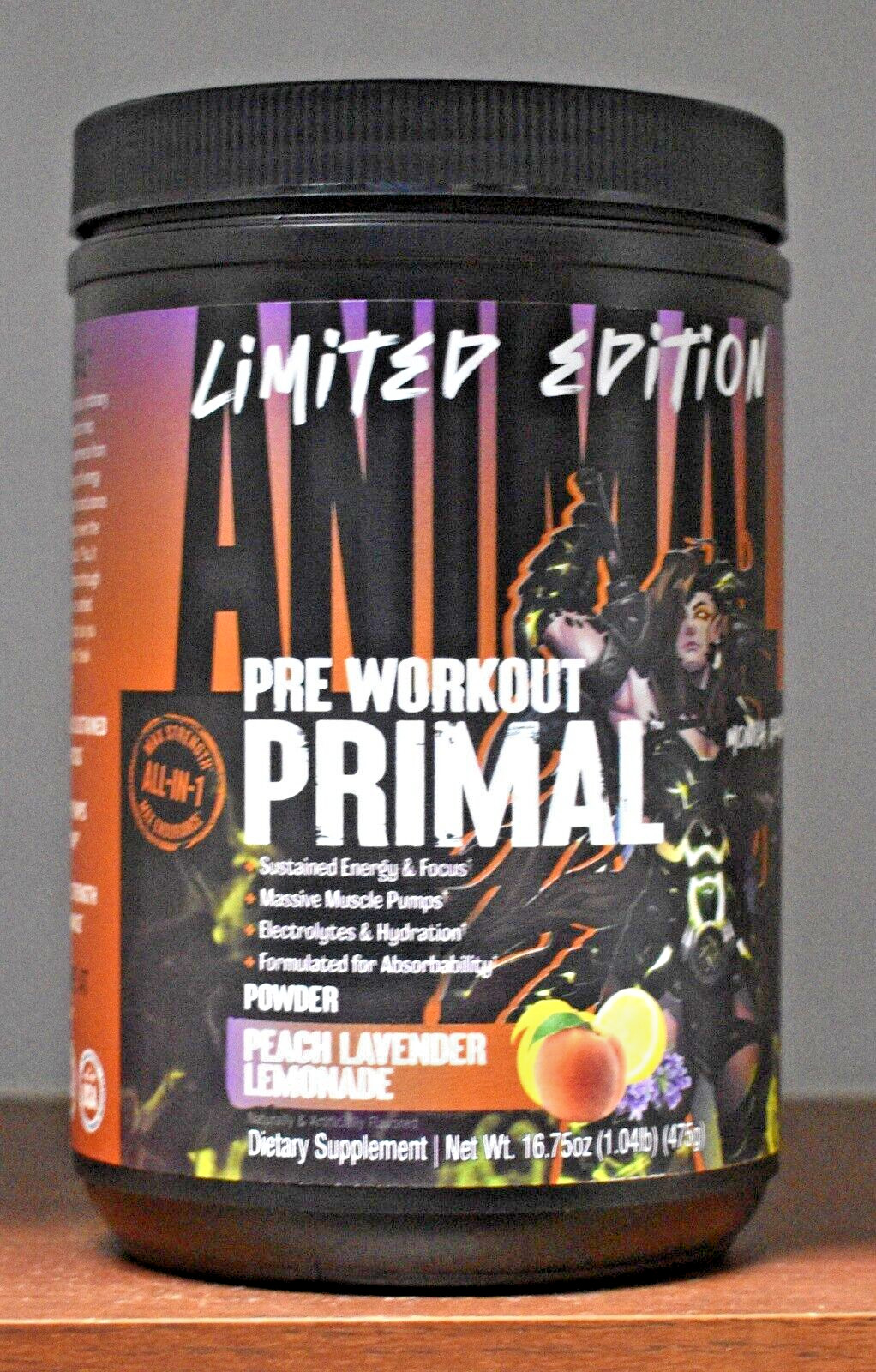 Animal Primal Pre-Workout Limited Edition Monica Granda Peach Lavender Lemonade