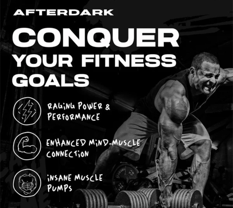 AFTERDARK INHUMAN PRE-WORKOUT V2 ENERGY PUMP PARADISE PUNCH EXP: 05-2026