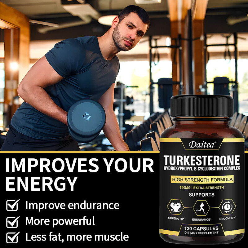 Turkesterone 840 Mg – Increase Performance & Muscle Strength – 120 Capsules