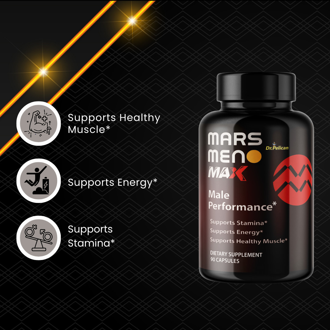 Mars Men Max- Bodybuilding & Men’s Health Support- 90 Capsules