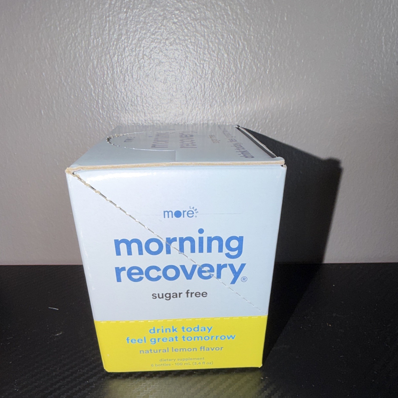 More Labs – Morning Recovery Drink – Supplement Lemon – Sugar Free – 6 Bottles