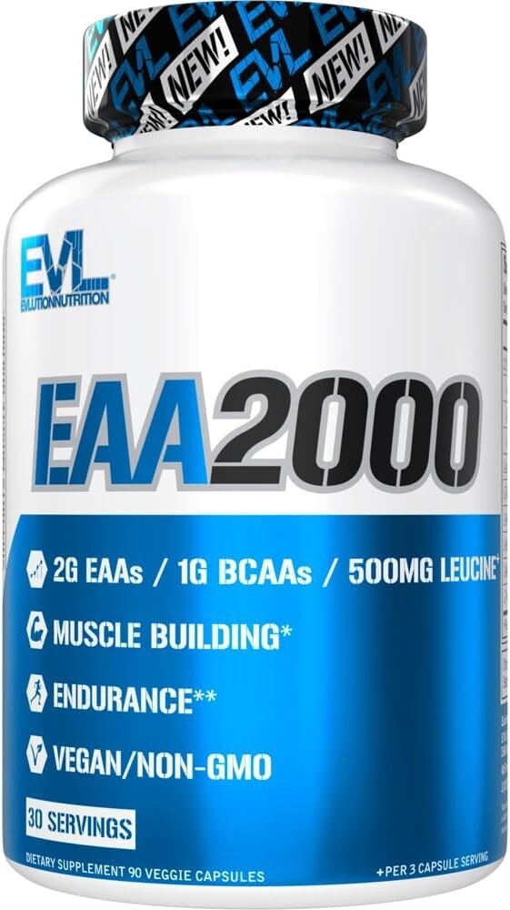 Nutrition EAA2000 – 2g Essential Amino Acids – 30 Servings