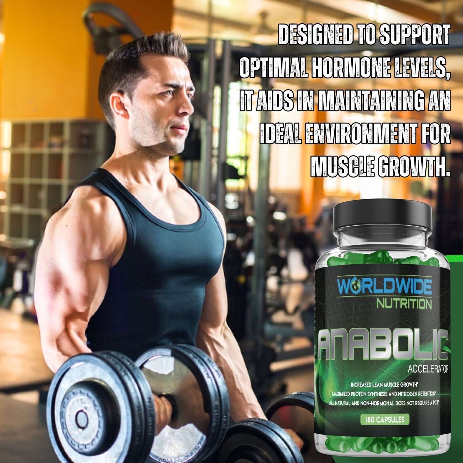 Worldwide Nutrition Anabolic Accelerator Vitamin Supplement – Ignite Your Gro…