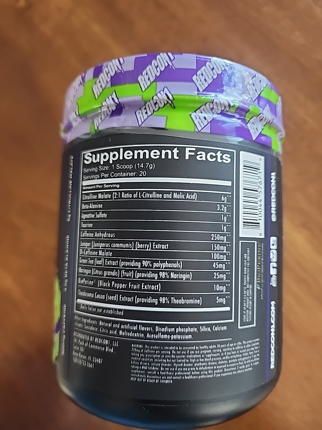 REDCON1 TOTAL WAR, Pre workout, Sour Gummy Bear, 20 Servings BB 04/2028 & UP