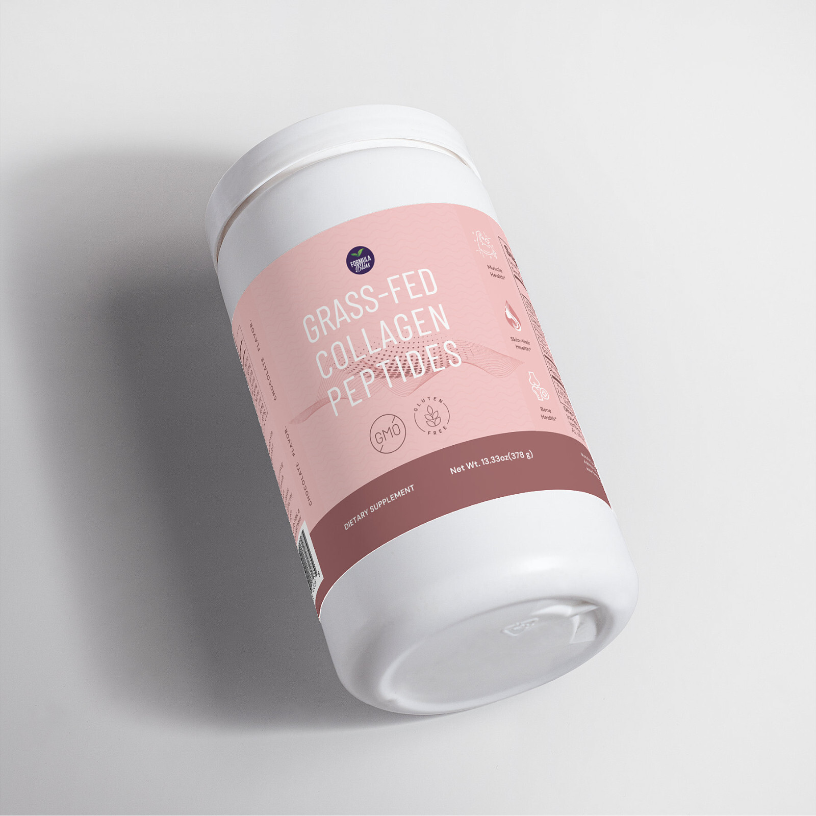 Organic Grass Fed Collagen Peptides Powder filled with collagen type 1 & 3