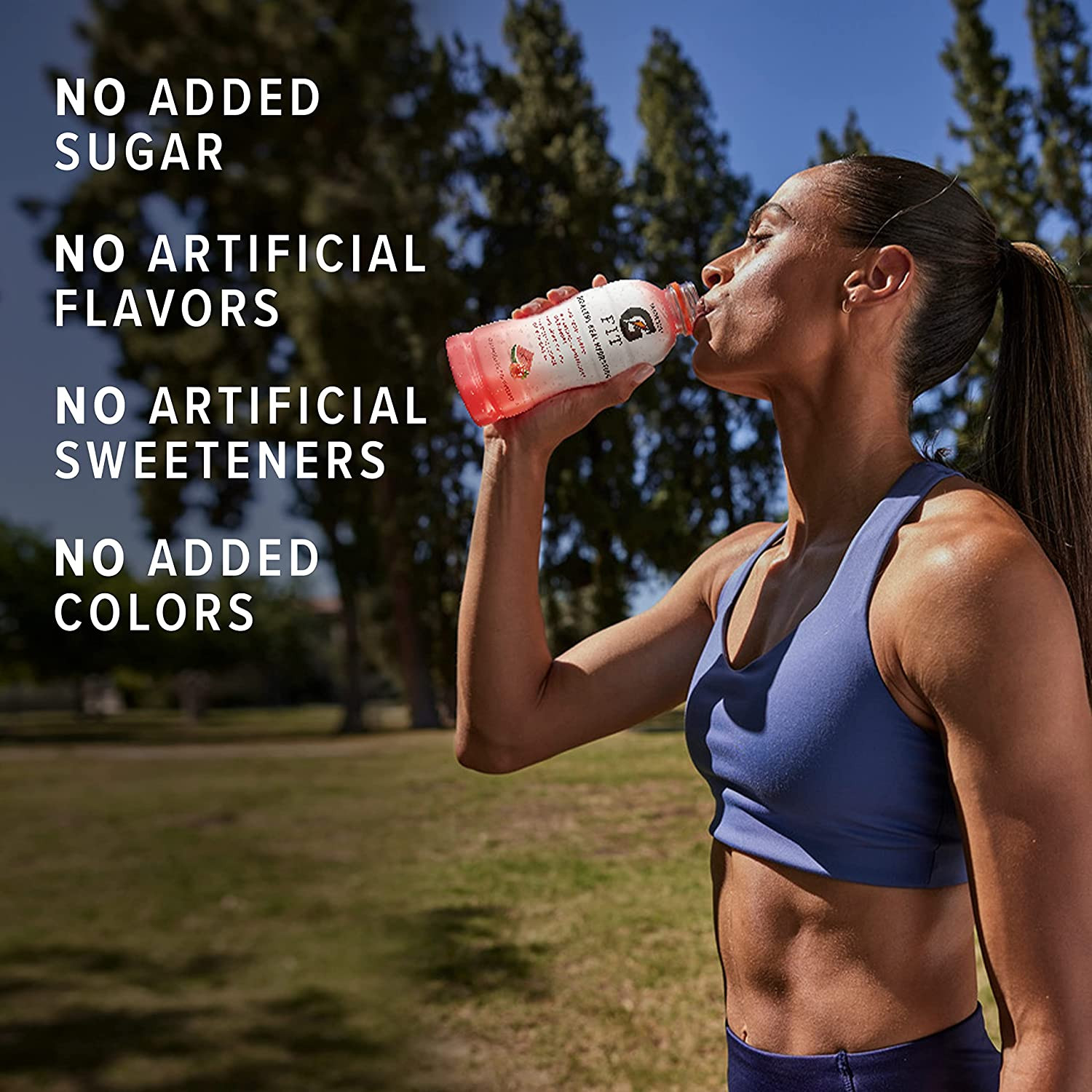 Gatorade Fit Electrolyte Beverage, Healthy Real Hydration, Tropical Mango, 16.9.