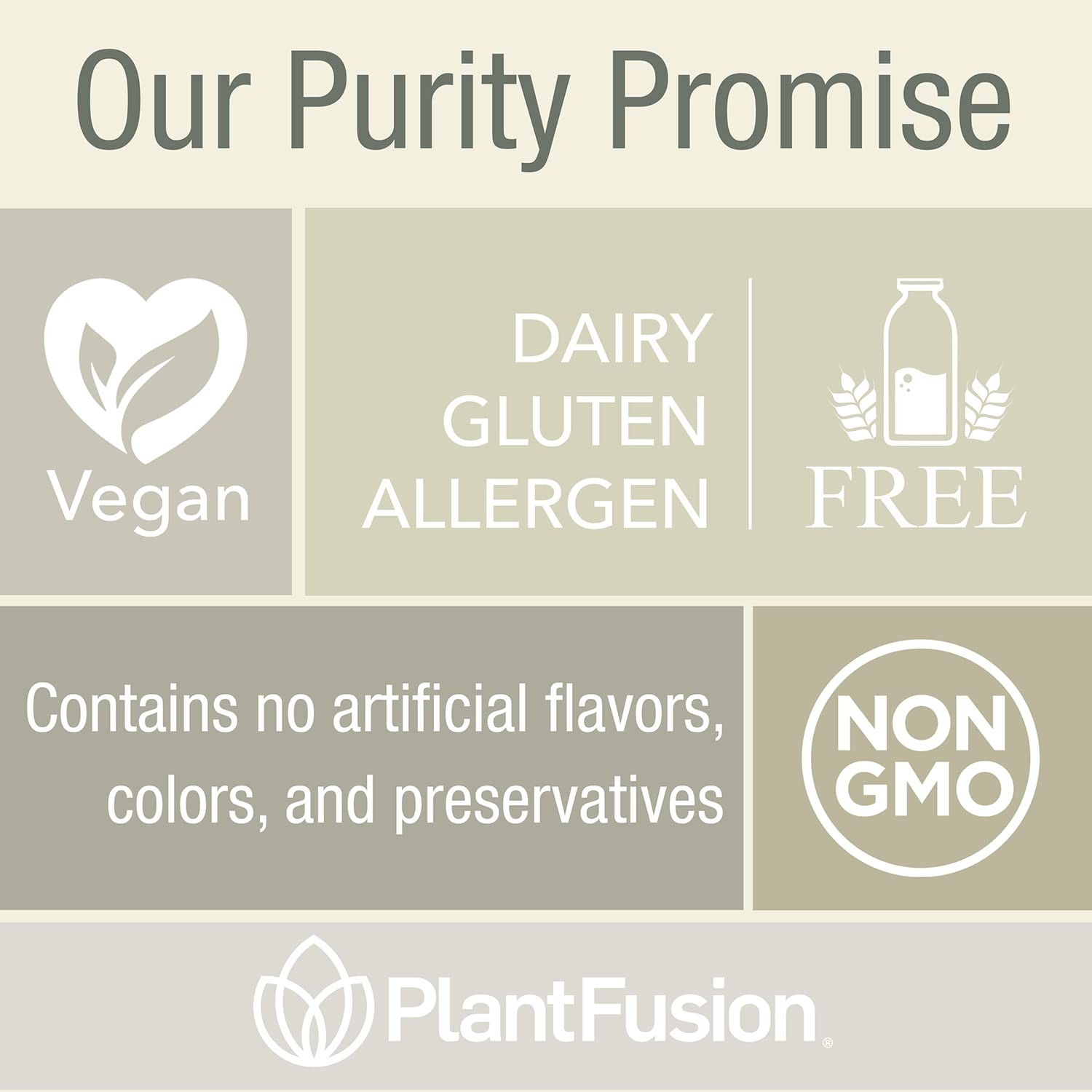 PlantFusion Complete Lean Plant Based Protein Powder – Prebiotic Fiber, Superfoo