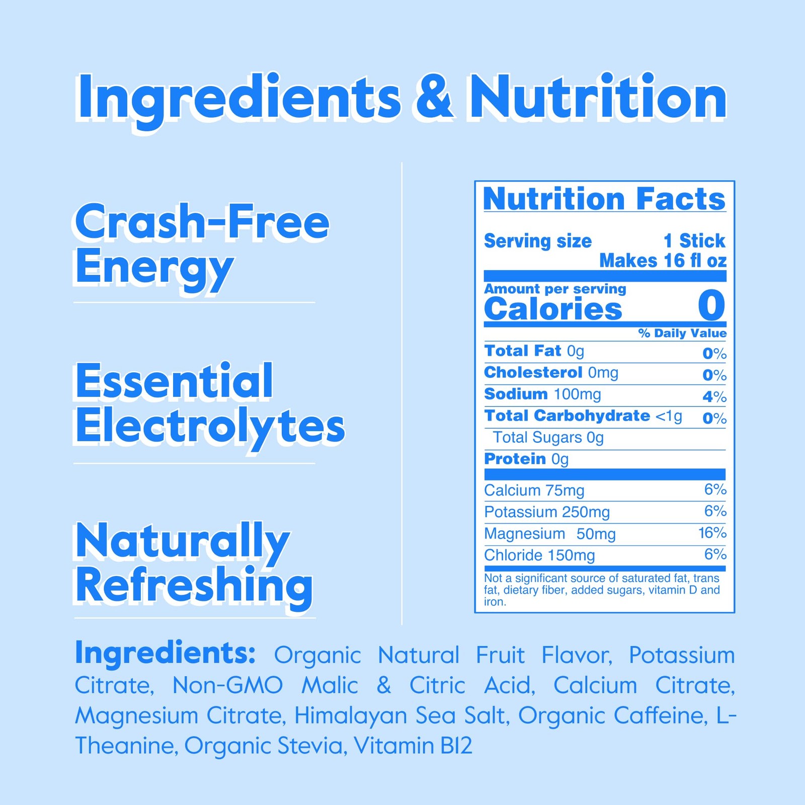 Nectar Energy Booster – Organic Caffeine, B12 & 30 Servings (Pack of 1)