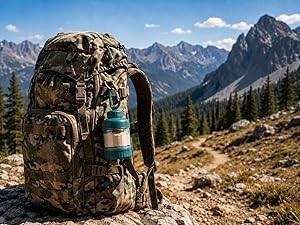 2 Pack Protein Powder Container to Go with Keychain & Keyring, Large Capacity,