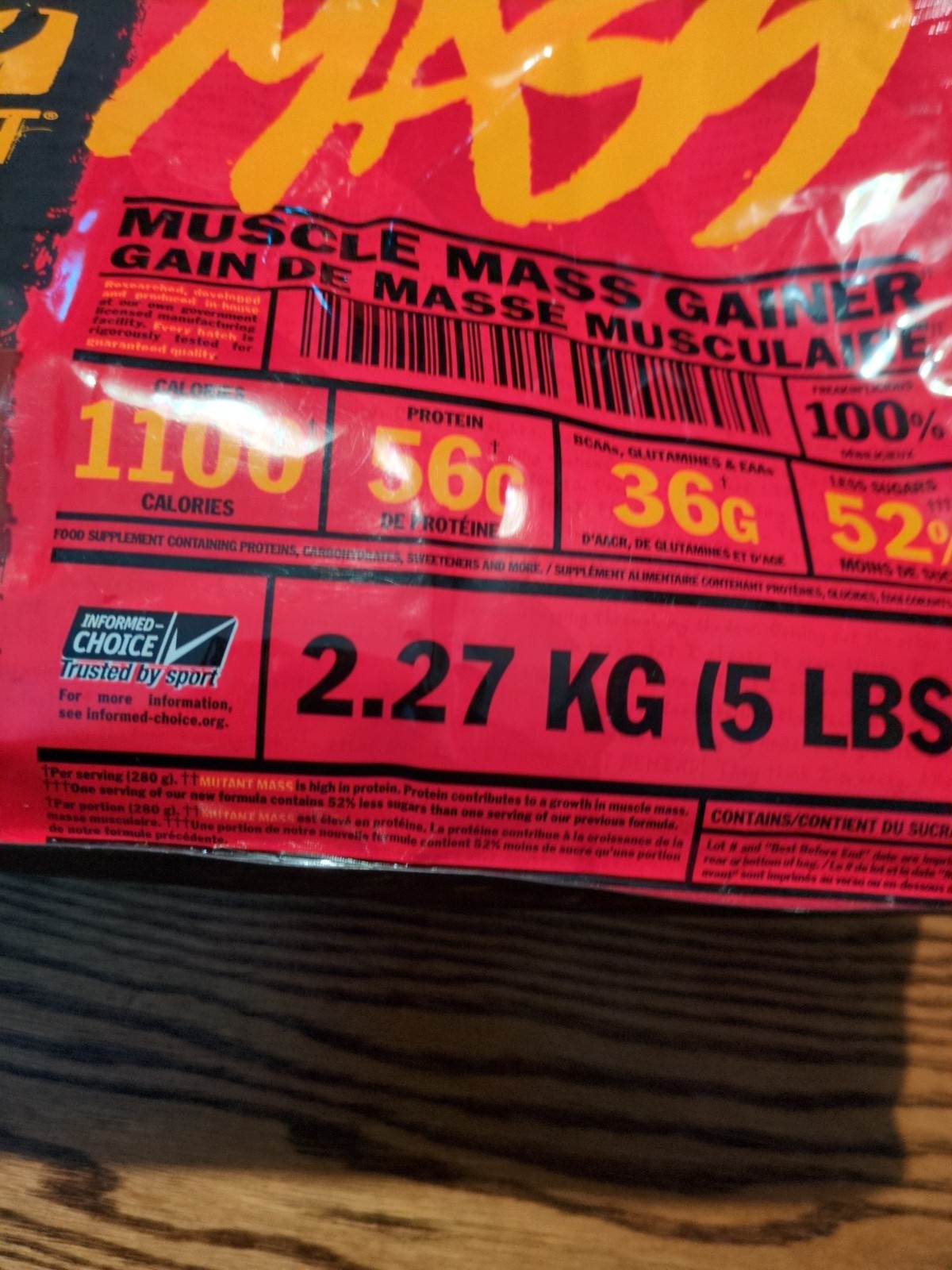 Fit Foods Mutant Mass – Muscle Mass Gainer Triple Chocolate 5 lbs 3/27