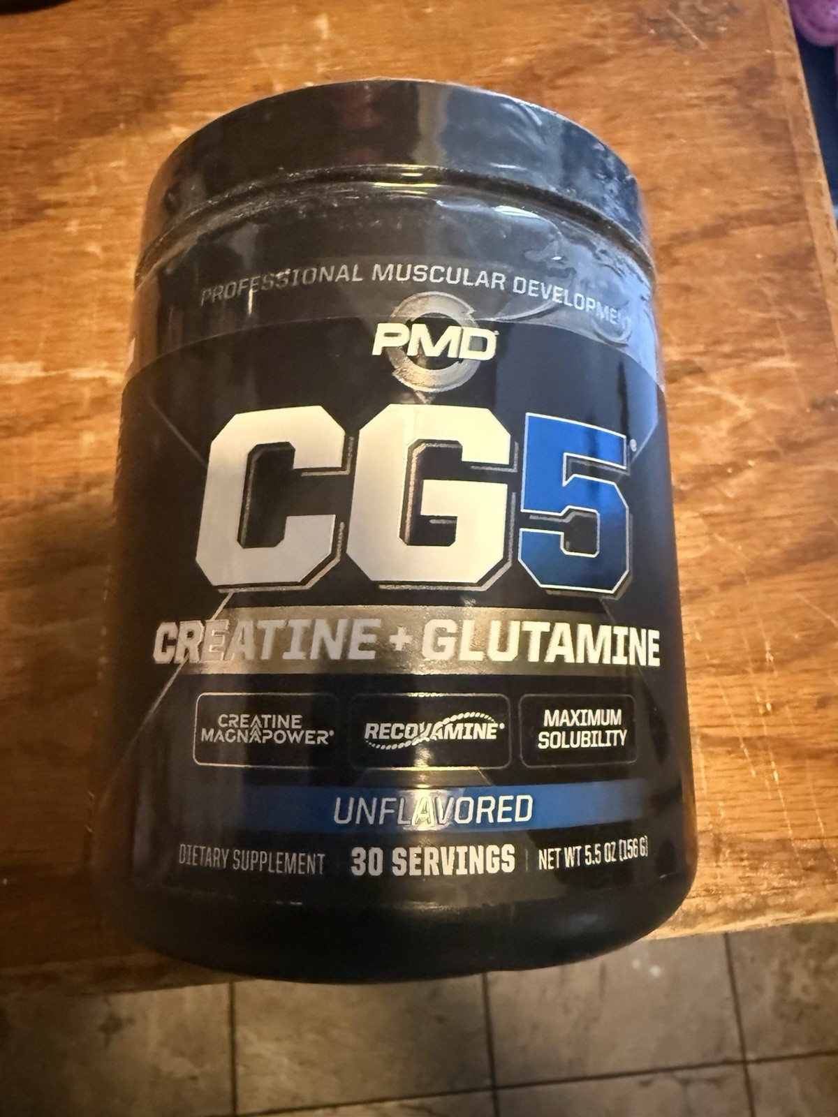 CG5 – Creatine/Glutamine Powder – Strength, Power -Cherry Van 30 serve Exp 2027