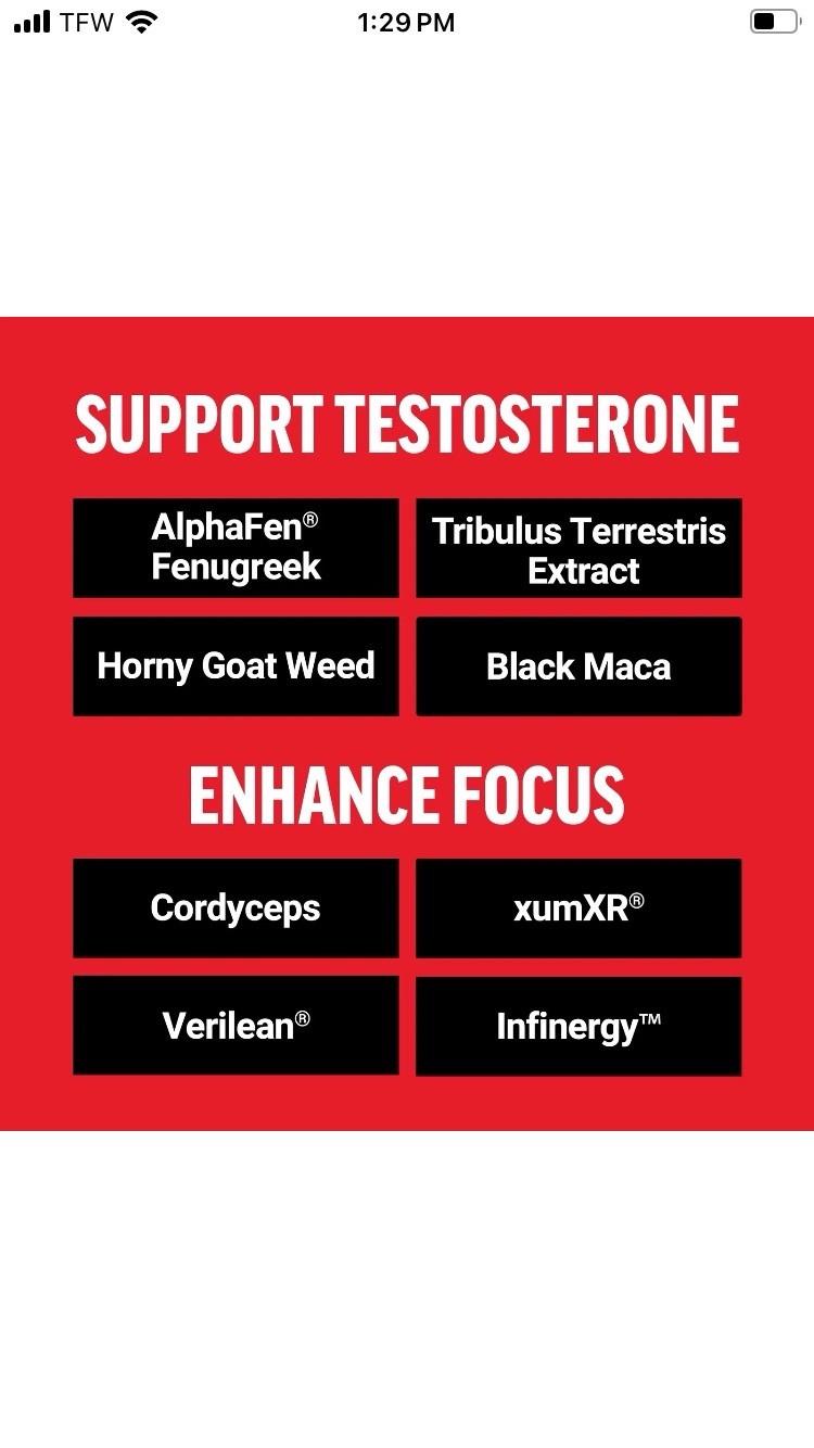 Force Factor Test X180 Boost, Testosterone Booster for Men, Testosteron Pills