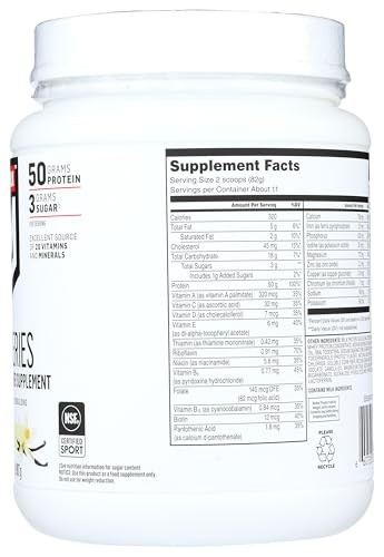 Muscle Milk Pro Series 50g Protein Powder Intense Vanilla 2lb