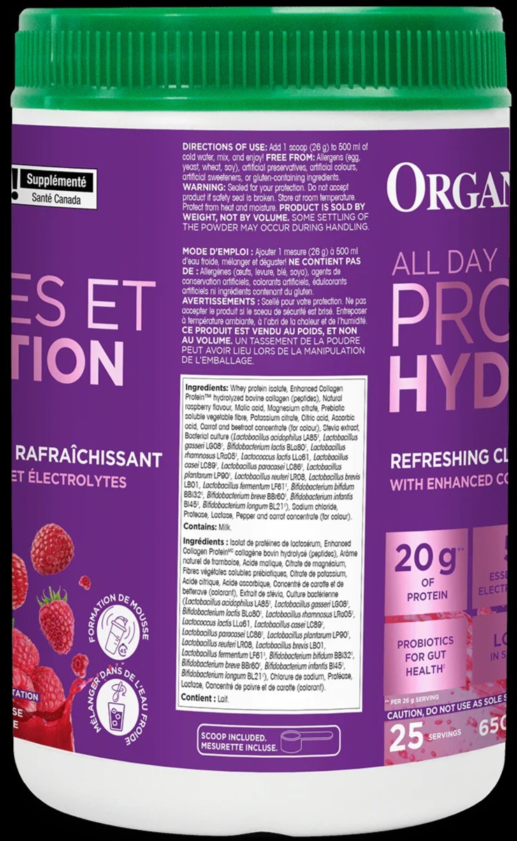 Organika Clear Whey Isolate Protein Hydrator 2-Pack 50 Servings 2 Flavors