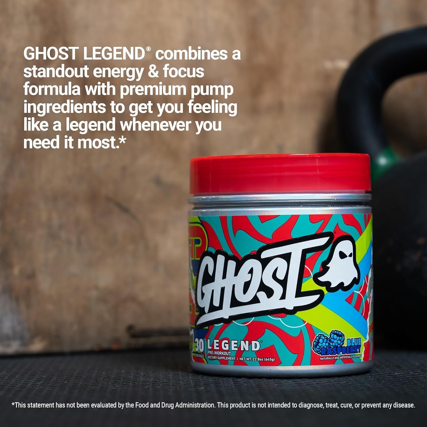 Legend Pre-Workout Powder, Blue Raspberry, 30 Servings | Pre-Workout with 300…