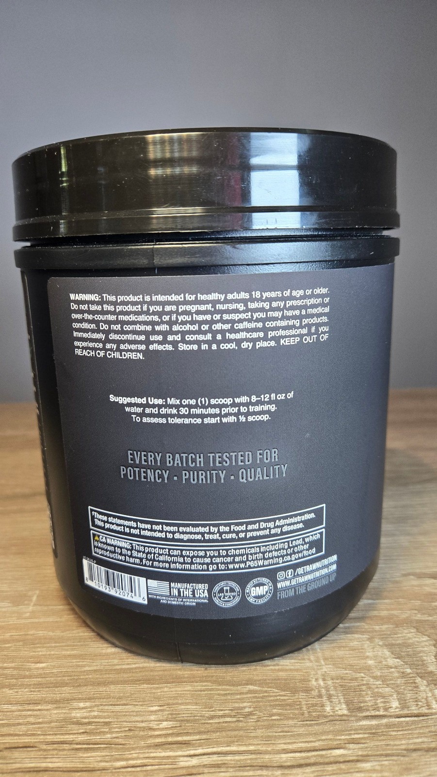 RAW Nutrition Thuper Thavage Pre-Workout Powder Arctic Berry 20 Servings – New
