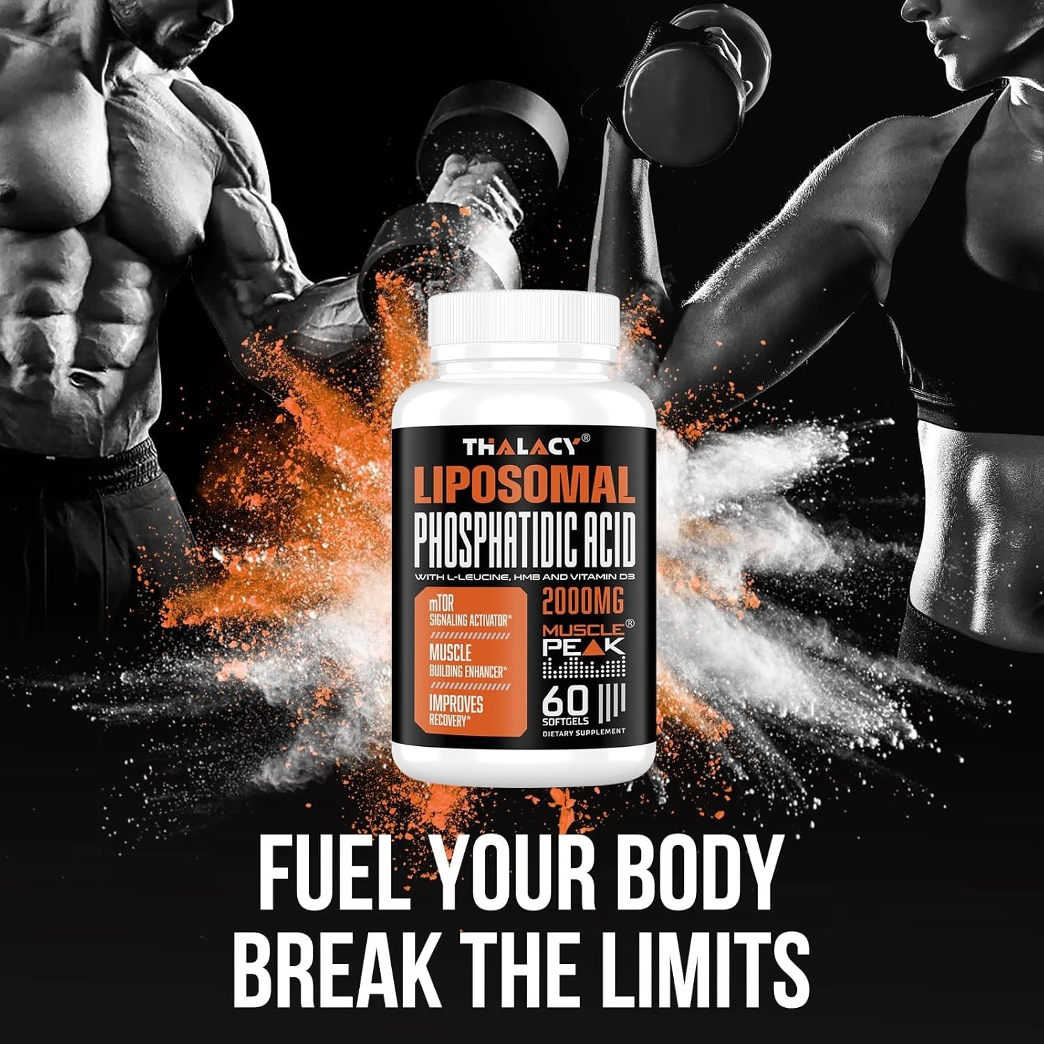 2000Mg Liposomal Phosphatidic Acid Muscle Builder (PA), High Absorption Muscle B