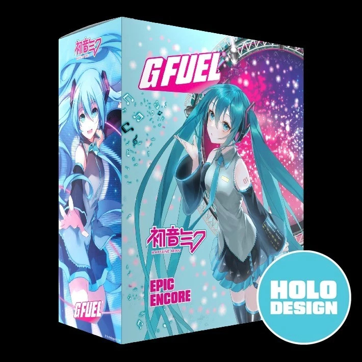 GFUEL Hatsune Miku Epic Encore Collector’s Box COMPLETE
