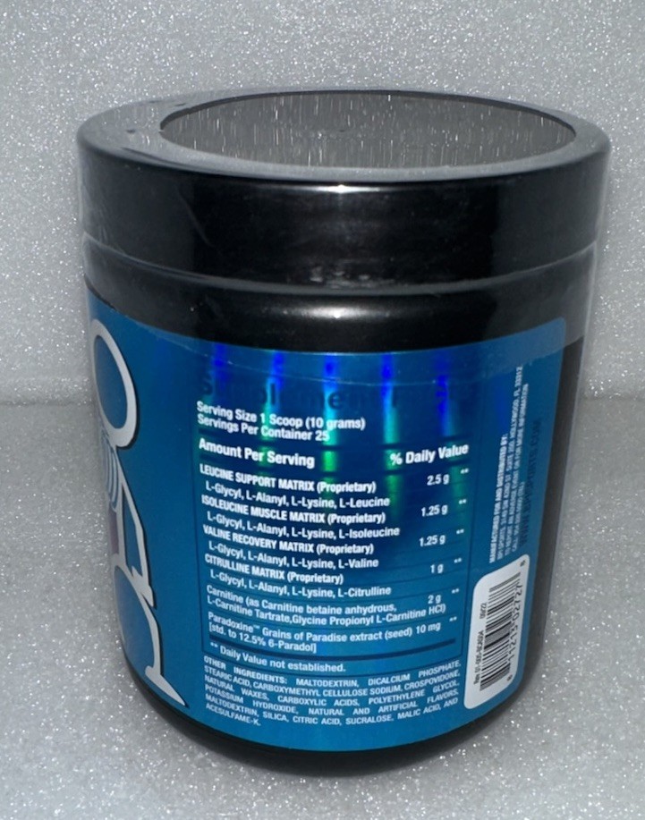 BPI Sports Best BCAA Shredded Lean Muscle Recovery Blue Raz 25 Servings 8/2027