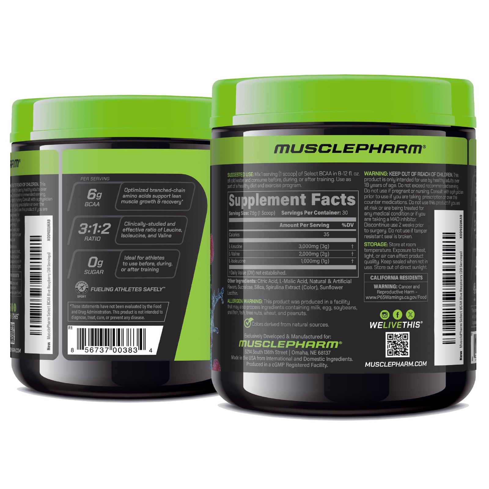 MusclePharm Essentials BCAA Powder