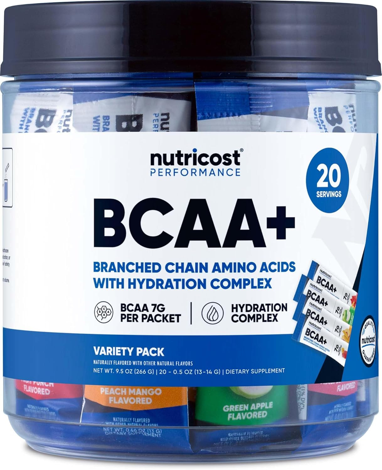 BCAA+ Hydration Variety Pack (20 Stickpacks) – Branched Chain Amino Acids with H