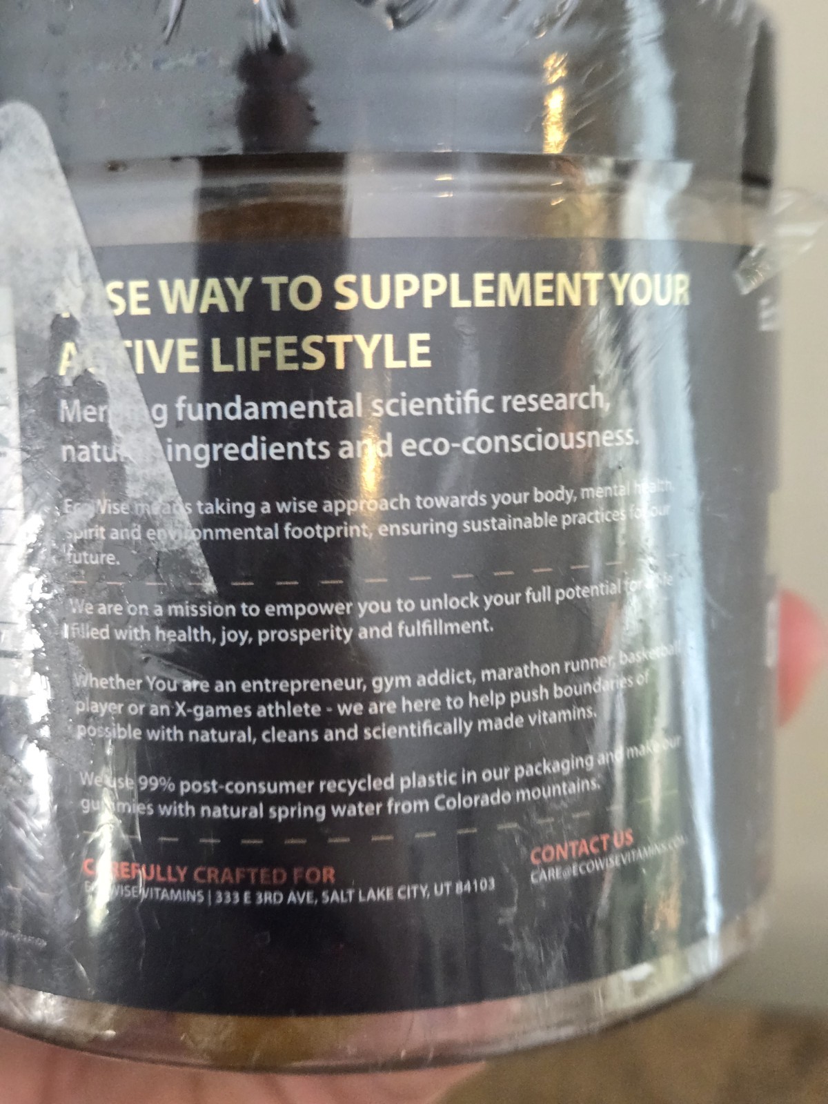 EcoWise Wellness Creatine Monohydrate Gummies 5000 mg Mango 120 Exp 5/17/2026