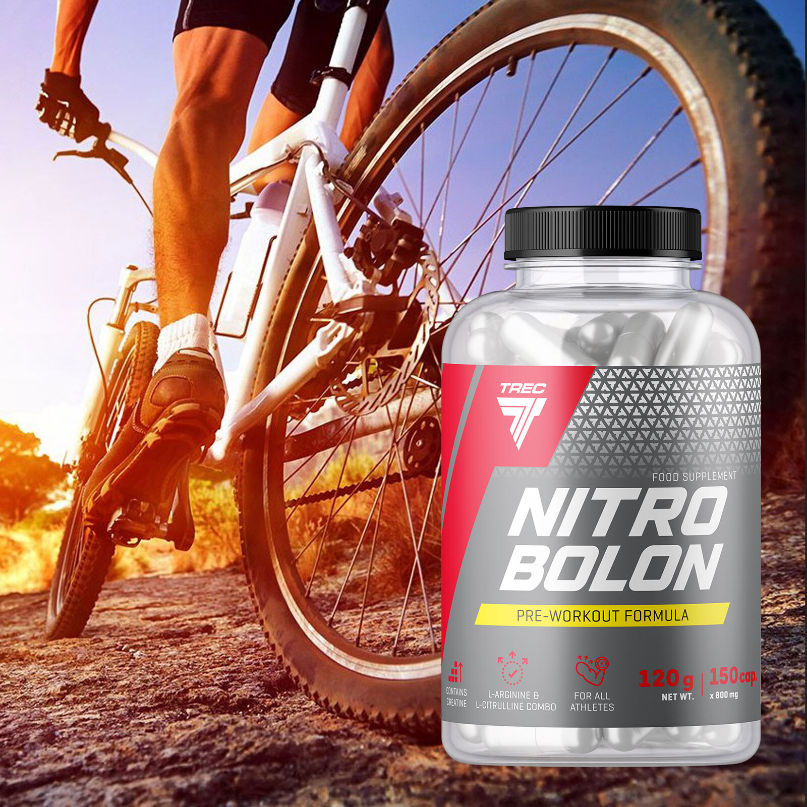 Nitrobolon 150–300 Capsules – Pre-Workout + Muscle Pump + Creatine + NO Booster