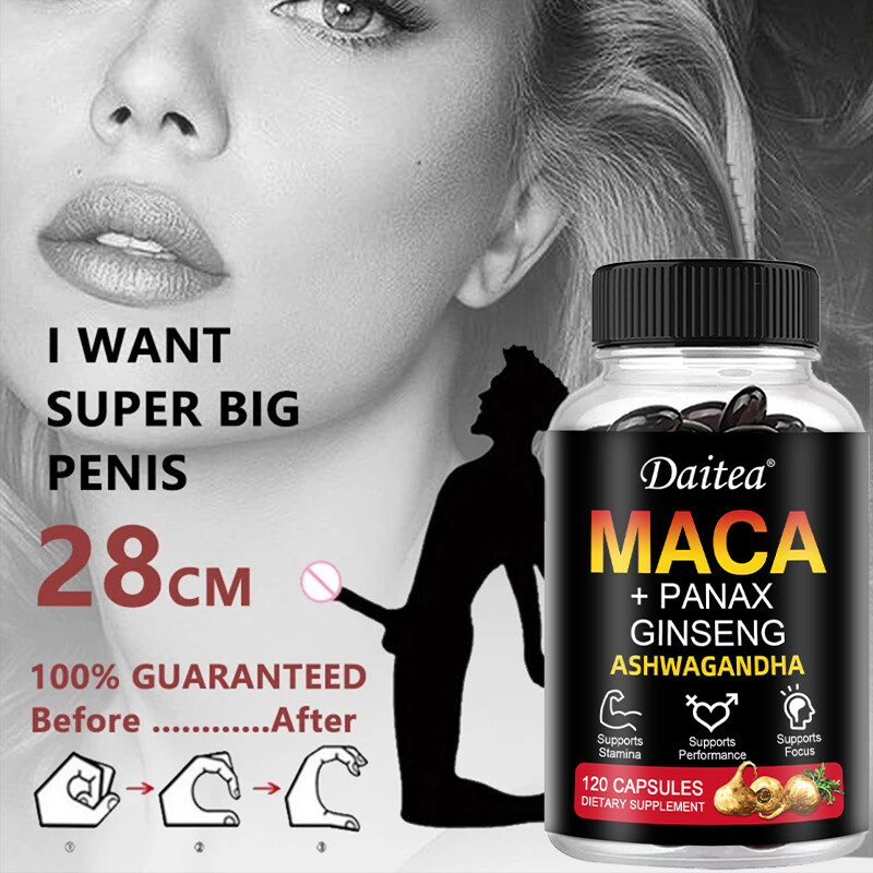 Maca Capsules – Containing Ginseng and Ashwagandha – Provide Natural Energy