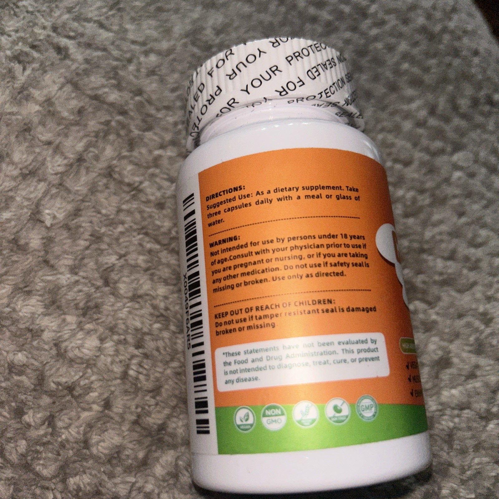 Creatine Monohydrate 90 Vegan Capsules, High Absorption, Muscle Growth