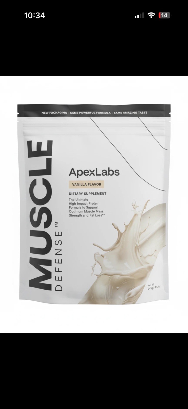 Muscle defense Vanilla – ApexLabs