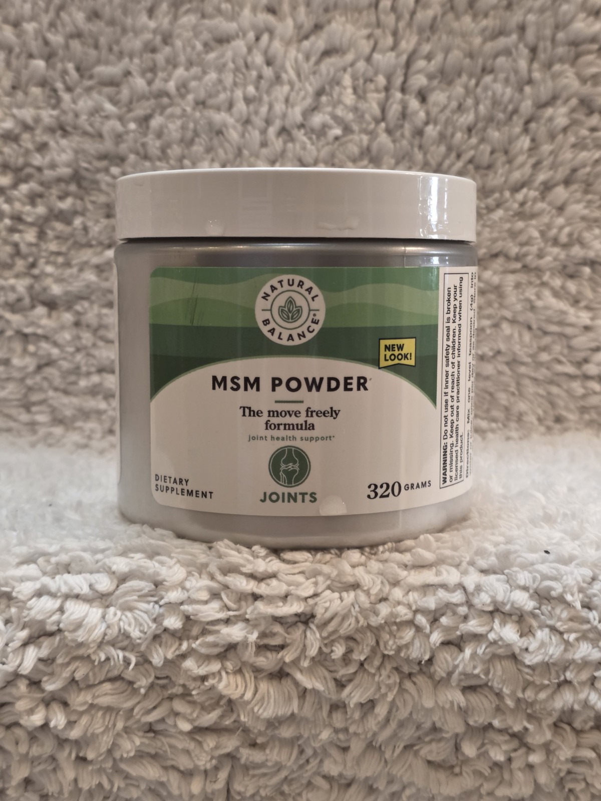 Natural Balance MSM 320 Grams Unopened