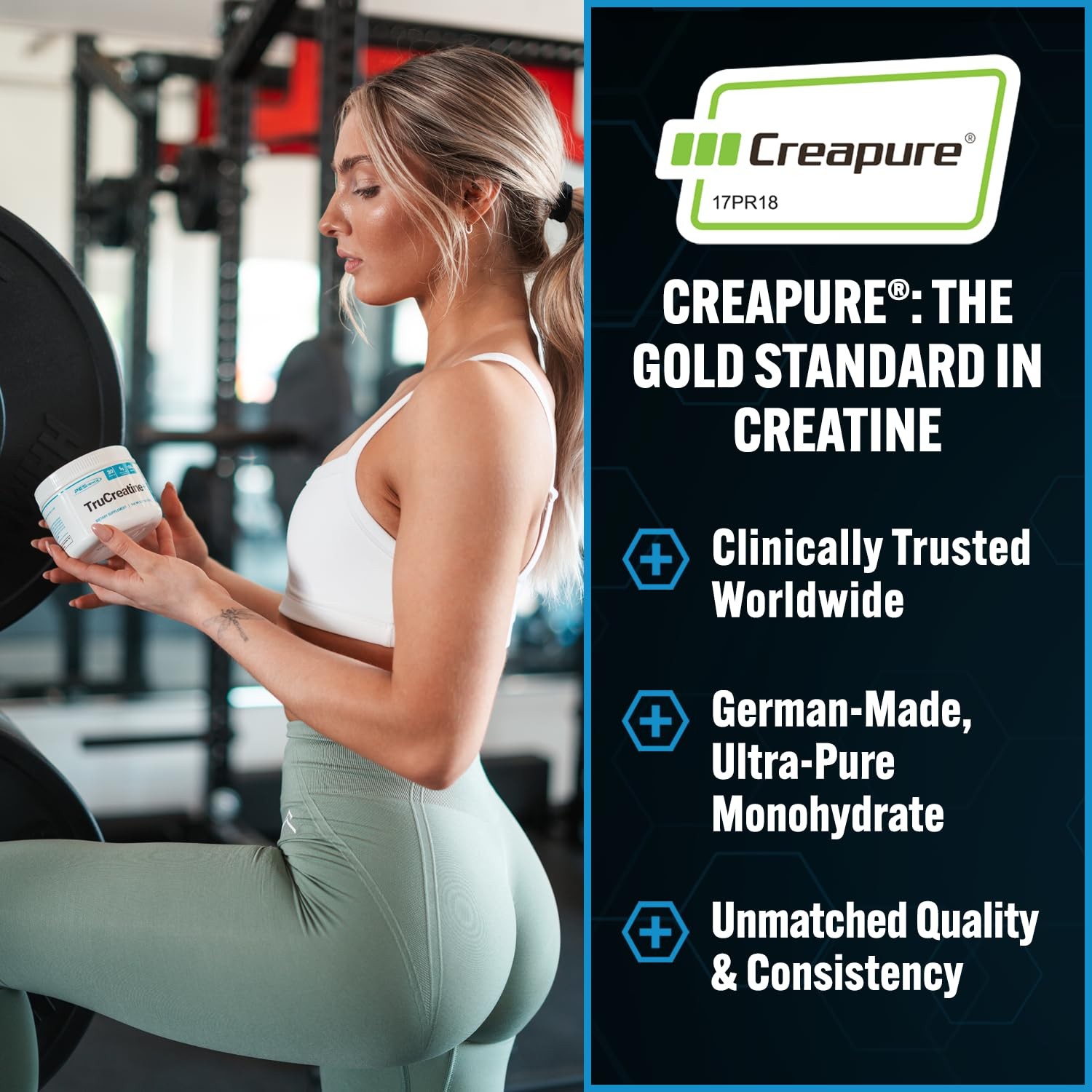 Proven Creatine Monohydrate Powder 5.7 Oz Pure Athletic Performance Supplement