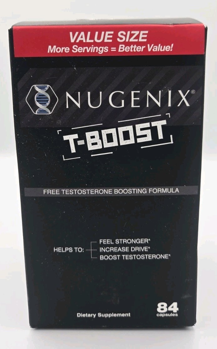 Nugenix [T-Boost] Free Test. Boosting Formula 84 Capsules Exp 03/2027
