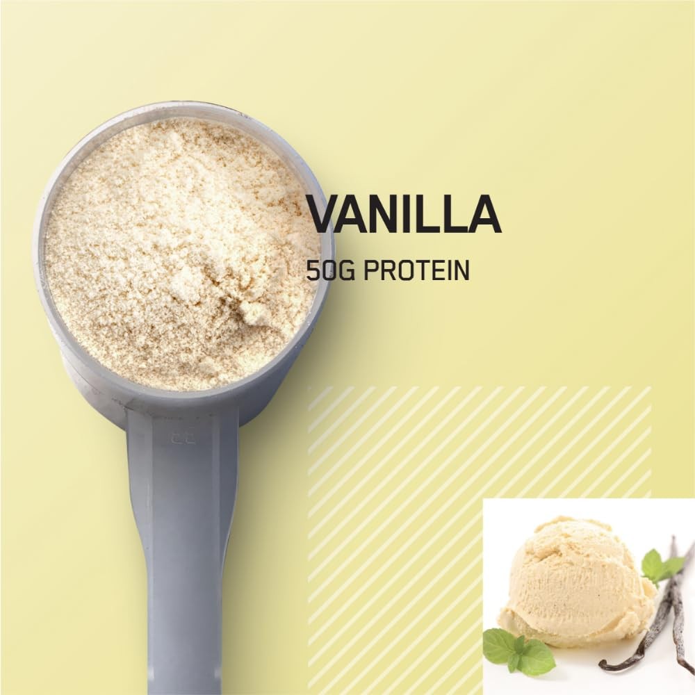 Weight Gainer Protein Powder Vanilla 12 Pound Serious Mass Optimum Nutrition
