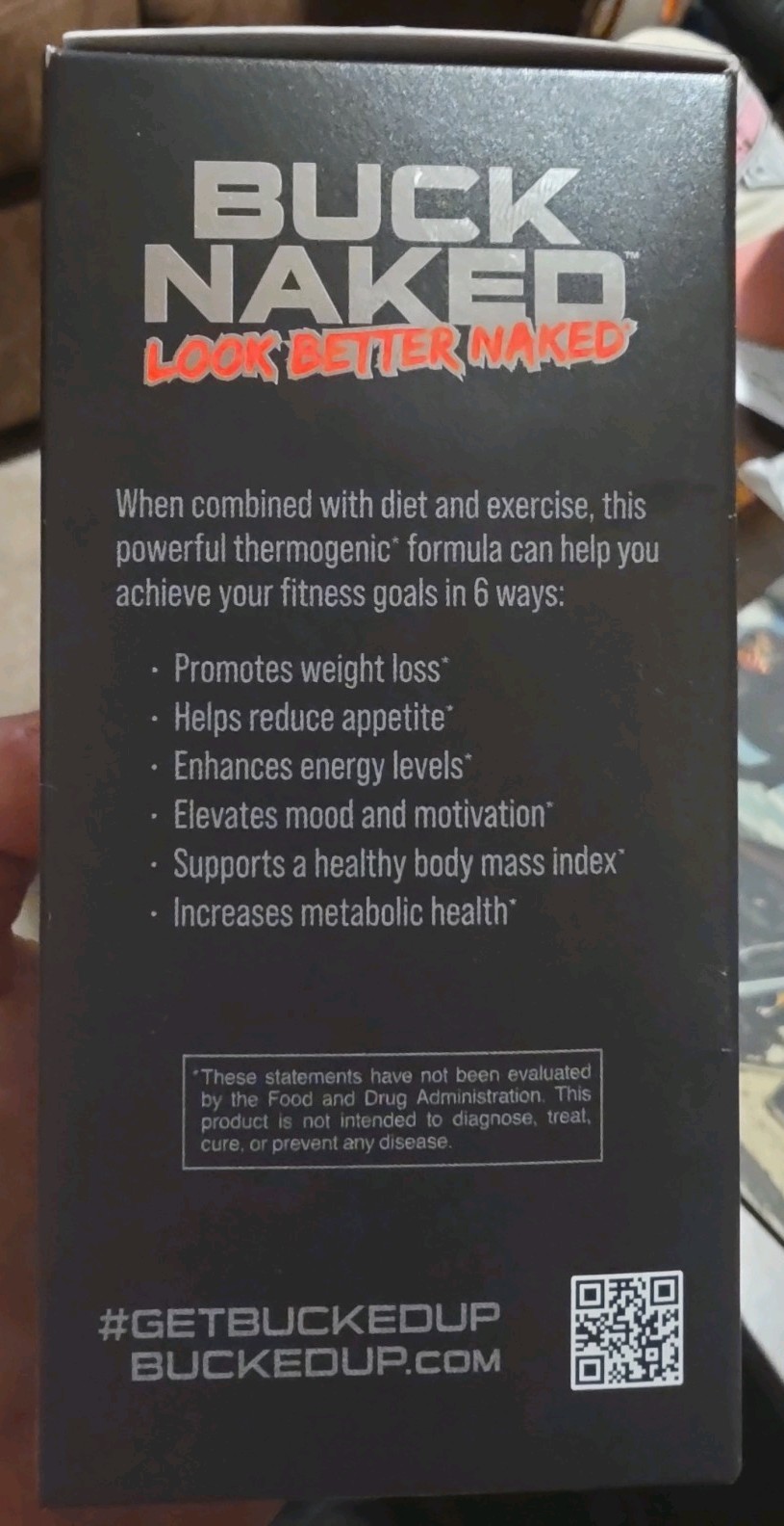 Bucked Up Buck Naked Weight Loss Management Capsules 90ct