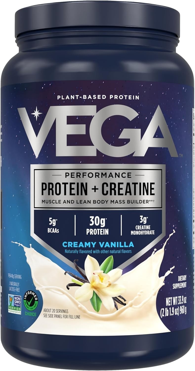 Protein + Creatine – Creamy Vanilla (20 Servings)