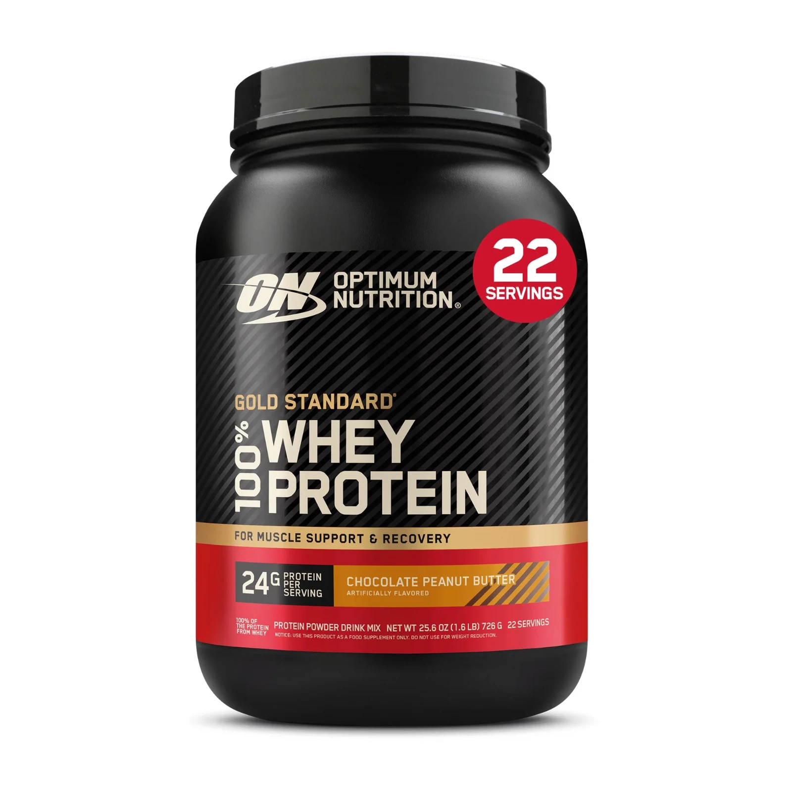 Optimum Nutrition Gold Standard 100% Whey Protein Powder,Chocolate Peanut Butter