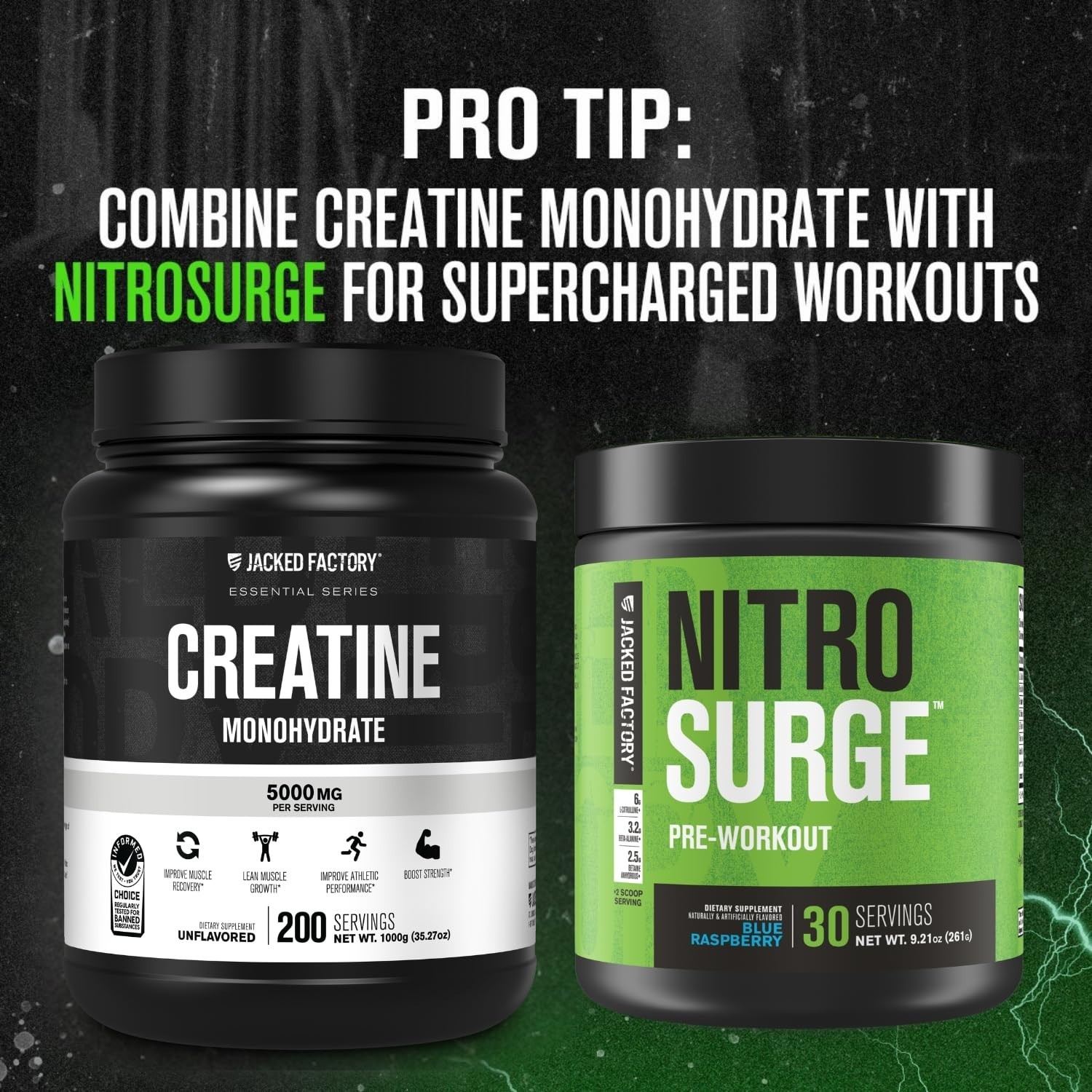 Micronized Creatine Monohydrate Powder 1000g – Vegan, 5g Daily, 200 Servings