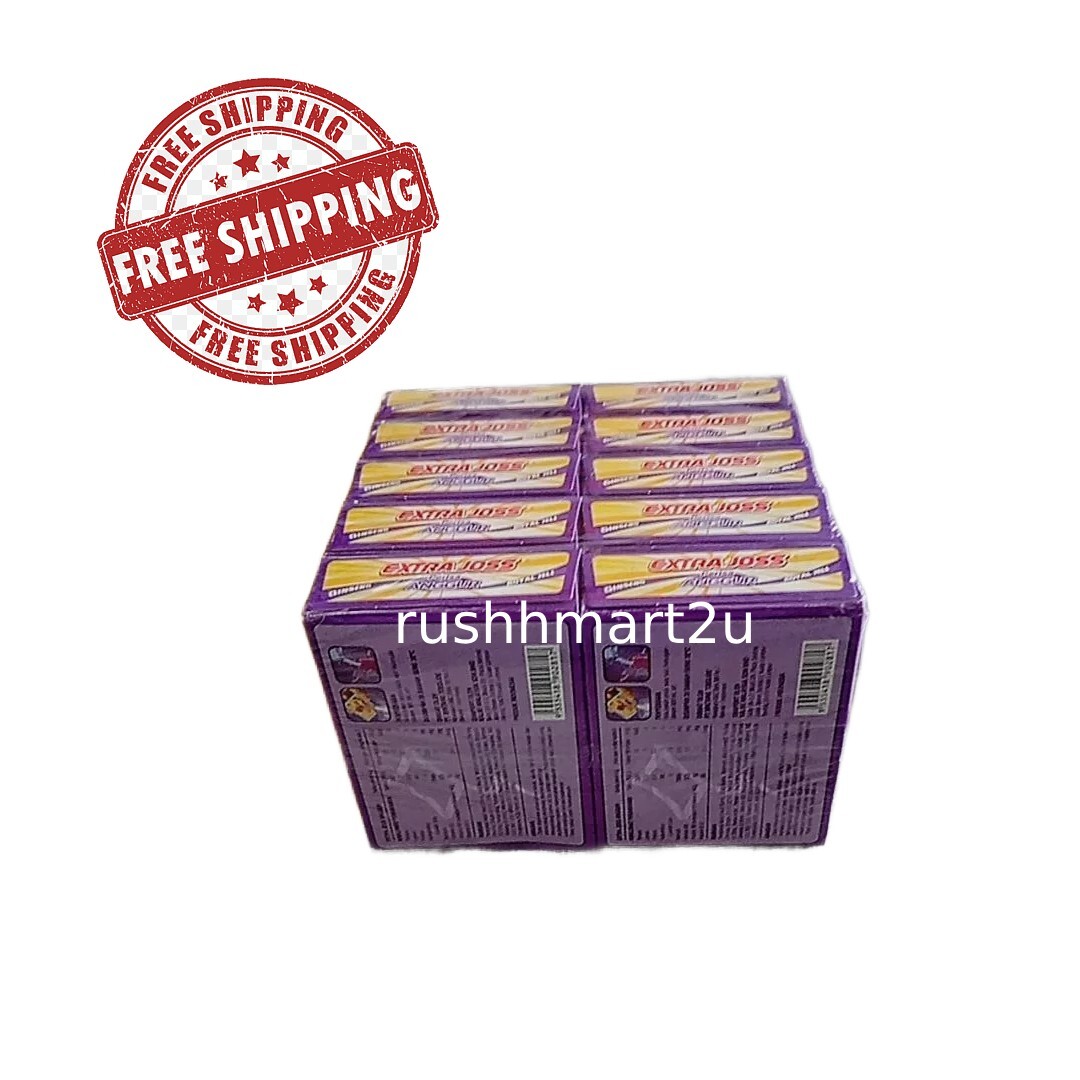 EXTRA JOSS Grape Flavor 10 Box (60 Sachets) Energy Drink Powder FREE SHIPPING