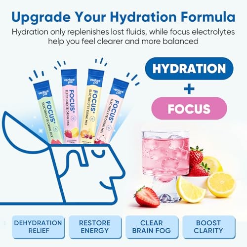 2-in-1 Hydration Packets + Focus Support 1 Pound (Pack of 1) V1-variety