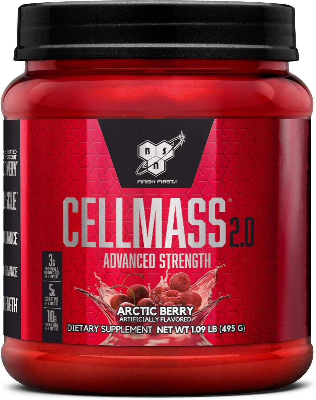 BSN CELLMASS 2.0 Post Workout Recovery with BCAA, Creatine, & Glutamine – Keto F