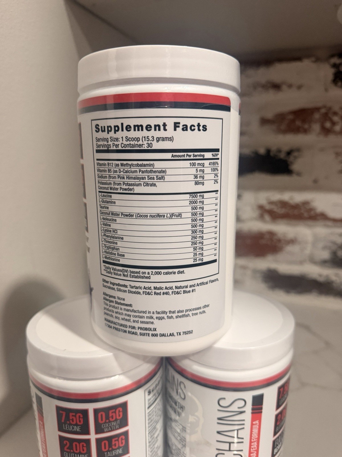AMINOCHAINS ADVANCED FULL-SPECTRUM BCAA/EAA FORMULA grape candy flavor 16.19oz