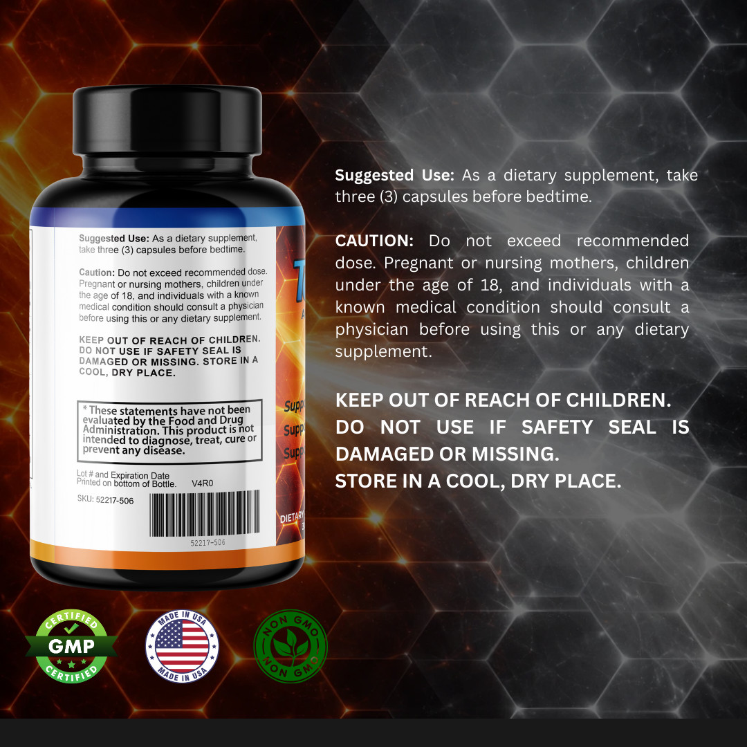 TestoVance- Bodybuilding & Men’s Health Support- 12 Bottles- 1080 Capsules