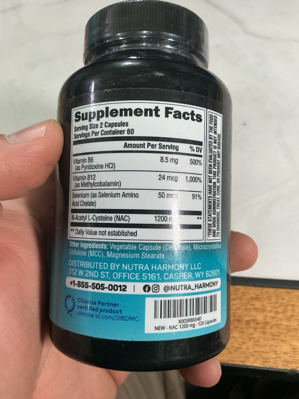 NAC Supplement | Selenium | B6 | B12 – Antioxidant Immune Support – N Acetyl …