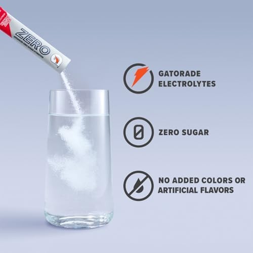 Gatorade Zero Sugar Electrolyte Powder Drink Mix, 3 Flavor Classic Variety