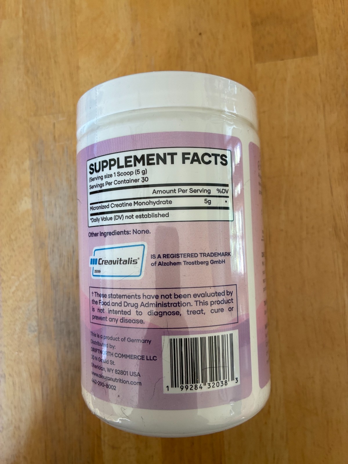 Aloura Nutrition Balance Creatine Monohydrate Creavitalis, Unflavored Powder