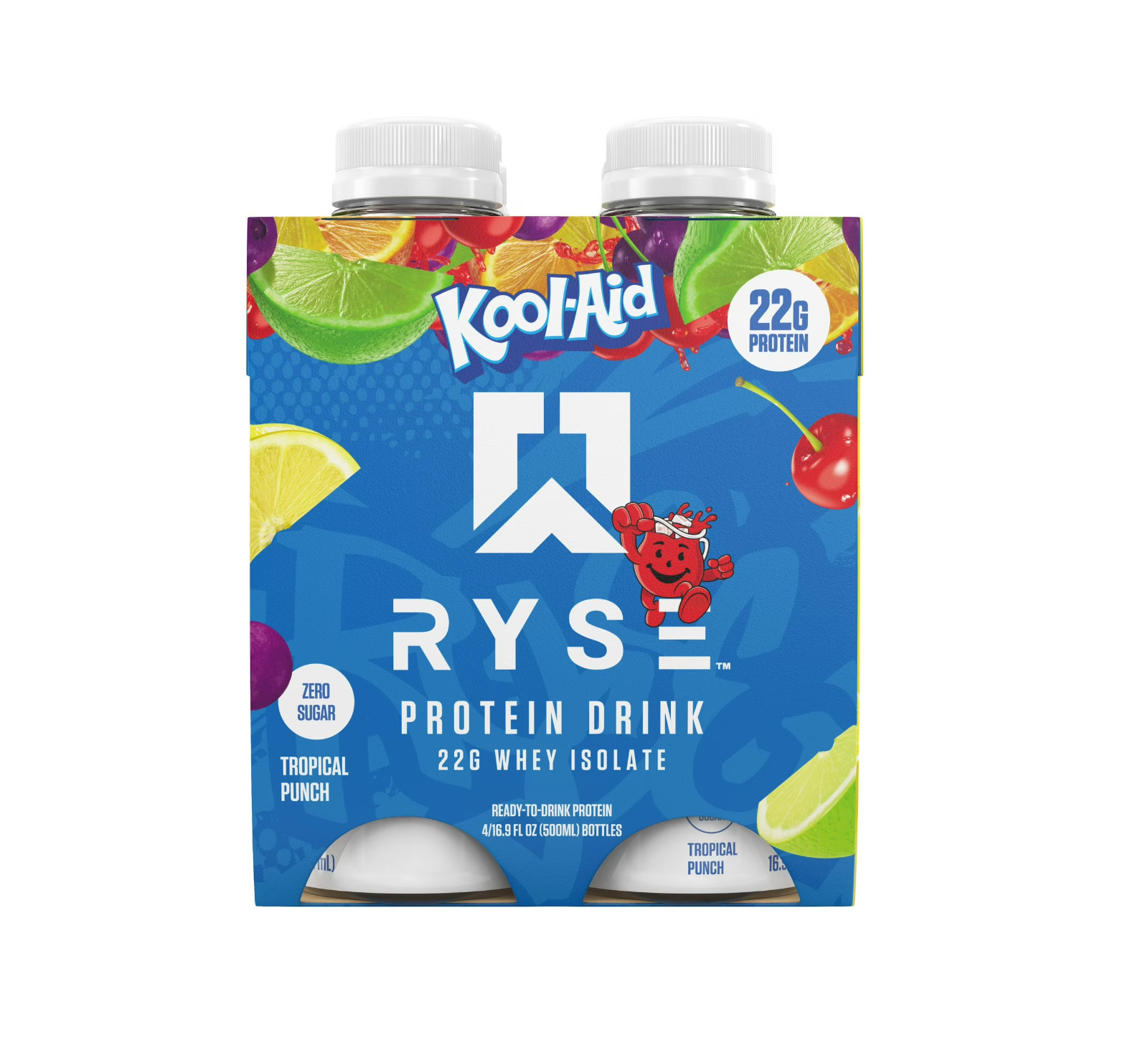 RYSE Protein RTD Kool-Aid Tropical Punch.