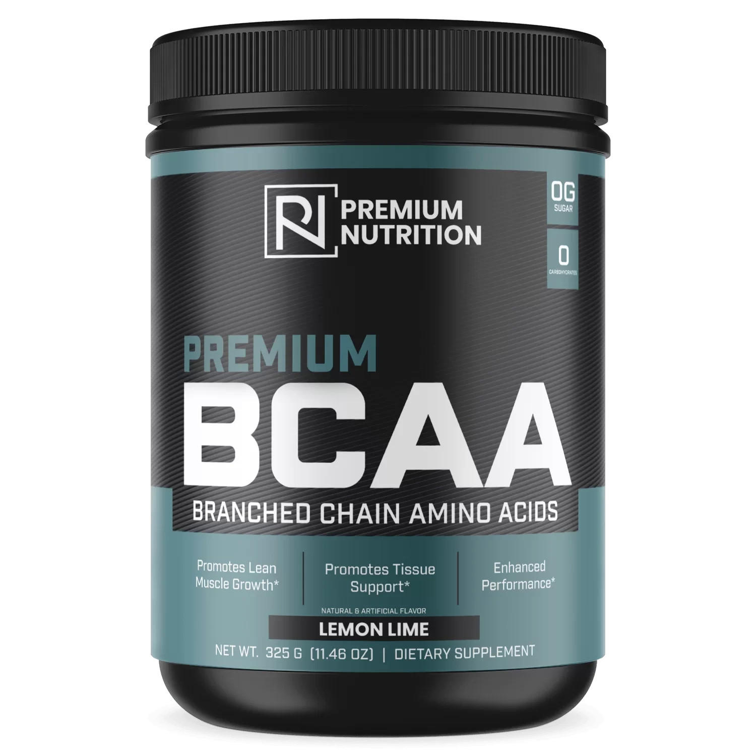 Premium BCAA Energy Supplement 0G Sugar, 0 Carbs (Lemon Lime)