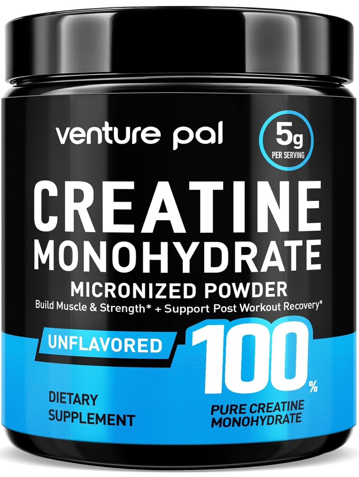 Venture Pal Creatine Monohydrate 60 Servings Micronized Powder 10.6oz Unflavored