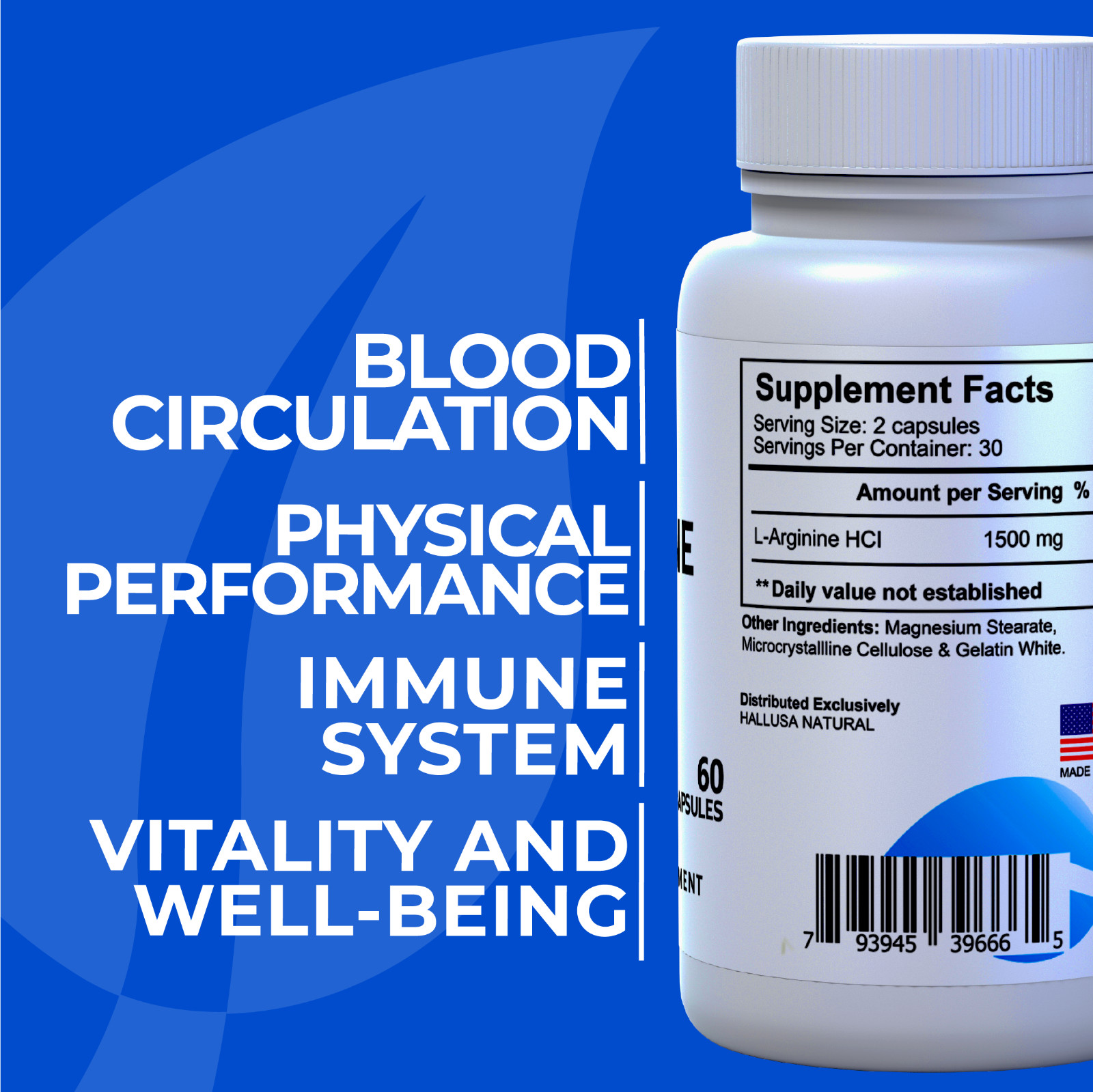 CREATINE & L-ARGININE 120 Capsules – Support Performance and strength in trainin